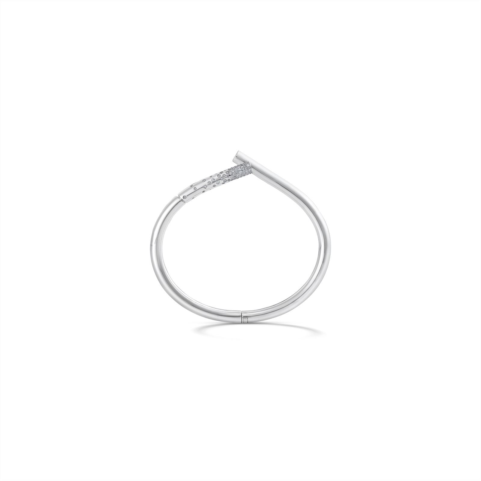 Tabayer Oera 18K White Gold 0.69ct Pavé Diamond Bangle - Size 15.5 Tabayer Oera 18K White Gold 0.69ct Pavé Diamond Bangle - Size 15.5