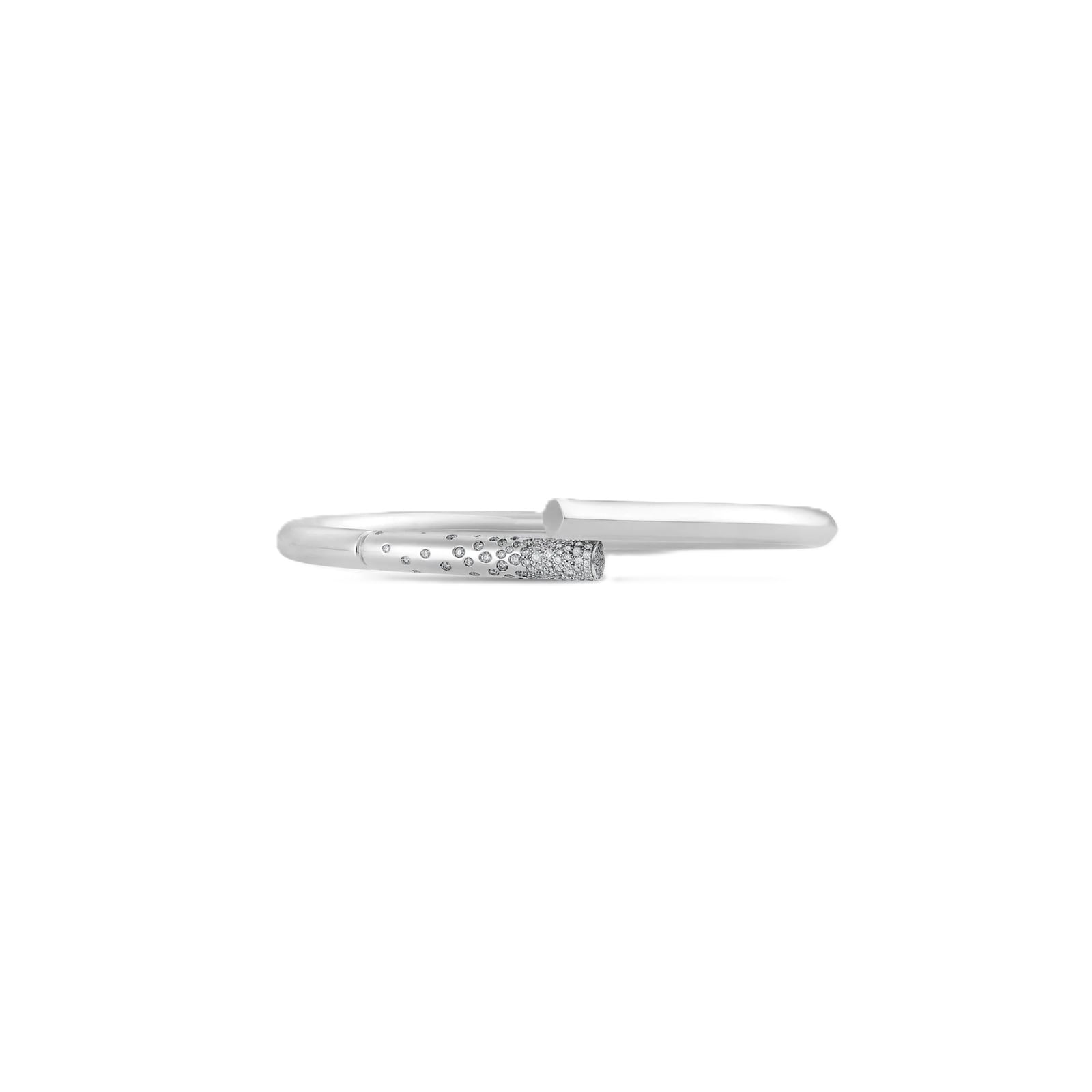 Tabayer Oera 18K White Gold 0.69ct Pavé Diamond Bangle - Size 15.5 Tabayer Oera 18K White Gold 0.69ct Pavé Diamond Bangle - Size 15.5