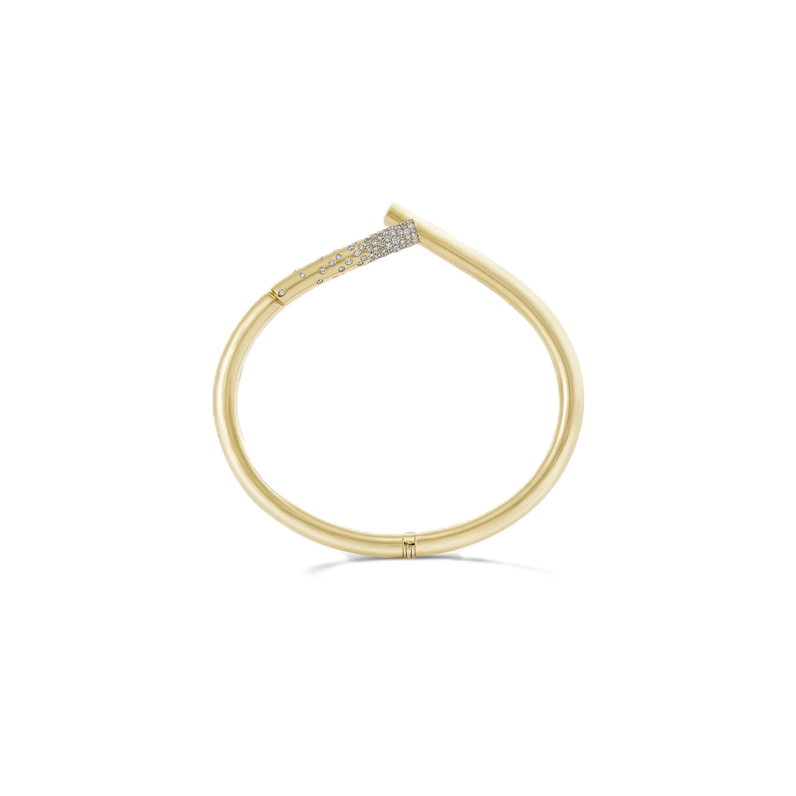 Tabayer Oera 18K Yellow Gold Pavé 0.69ct Diamond Bangle - Size 15.5 Tabayer Oera 18K Yellow Gold Pavé 0.69ct Diamond Bangle - Size 15.5