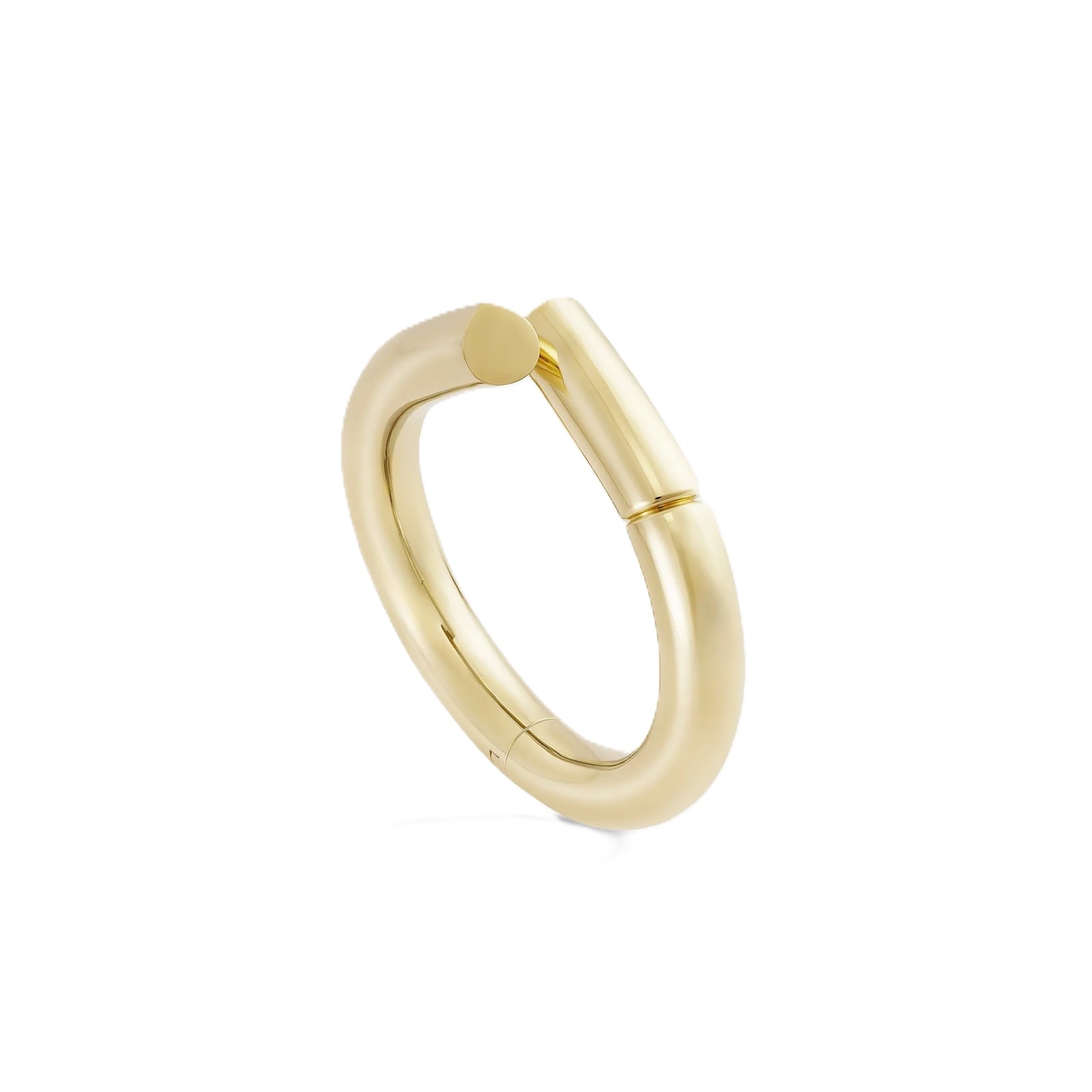 Tabayer Oera 18K Yellow Gold Large Bangle - Size 15.5