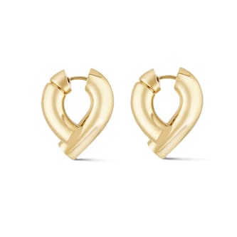 Tabayer Oera 18K Yellow Gold 0.80ct Diamond Hoop Earrings
