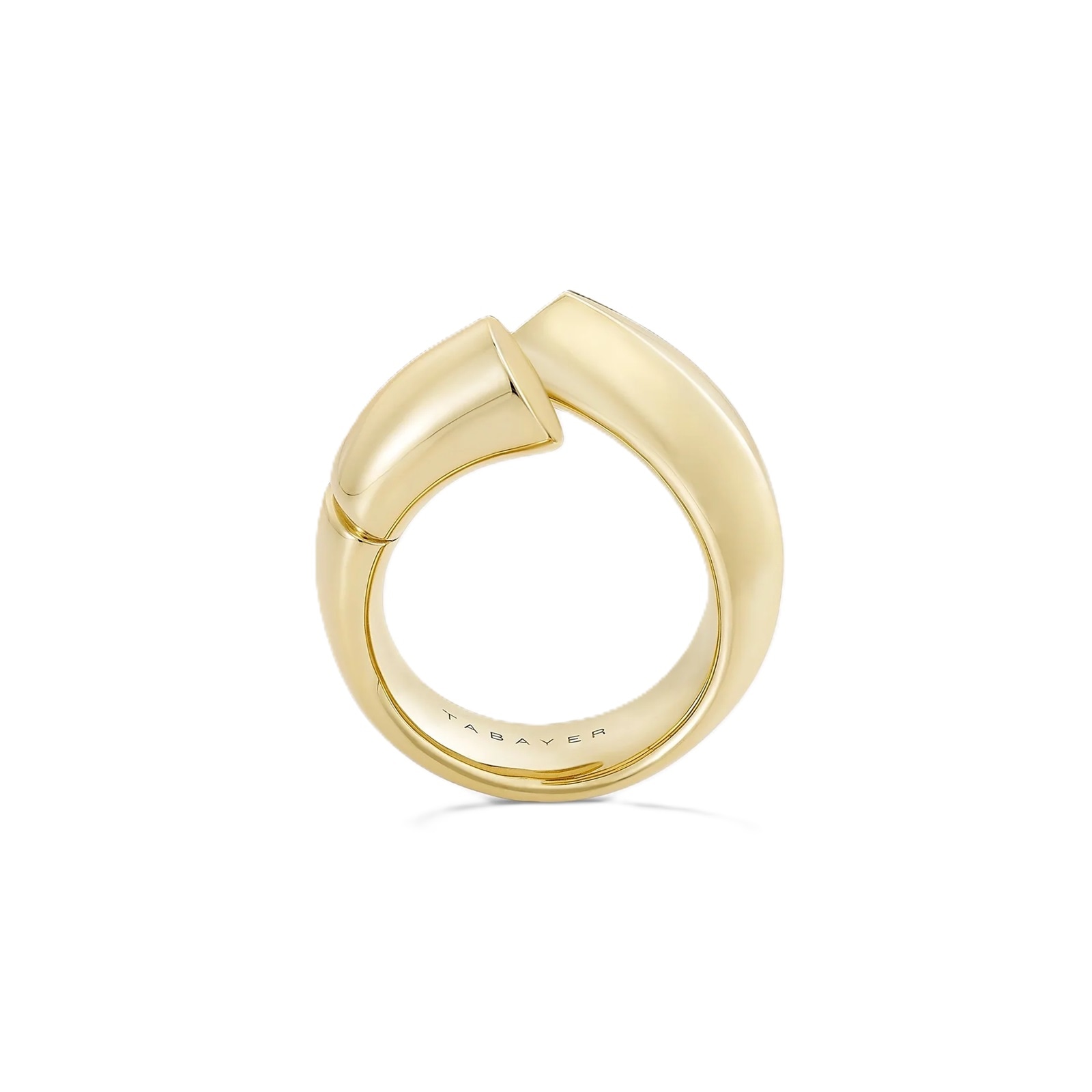 Tabayer Oera 18K Yellow Gold Large Ring - Size 54