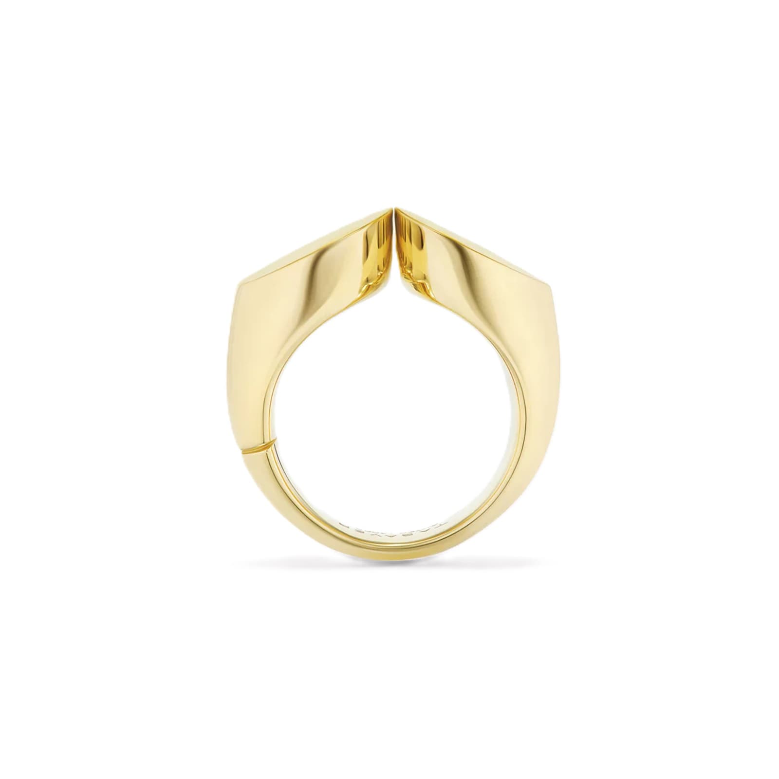 Tabayer Oera 18K Yellow Gold Slanted Version Ring