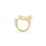 Tabayer Oera 18K Yellow Gold Loop Version Ring - Size 55