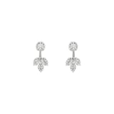 Yeprem 18K White Gold Y-Not Diamond Drop Earrings