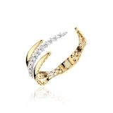 Yeprem 18K Yellow Gold Golden Strada Diamond Bangle