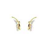 Yeprem 18K Yellow & White Gold Golden Strada Diamond Clip On Earrings