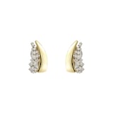 Yeprem 18K Yellow & White Gold Golden Strada Diamond Clip On Earrings