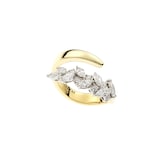 Yeprem 18K Yellow Gold Golden Strada Diamond Stackable Ring - Size 6.5