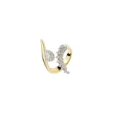 Yeprem 18K Yellow Gold Golden Strada Diamond Stackable Ring - Size 7