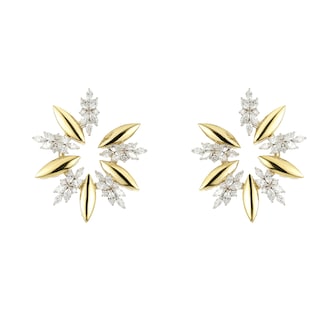 Yeprem 18K Yellow Gold Golden Strada Diamond Drop Earrings