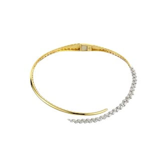 Yeprem 18K Yellow Gold Golden Strada Statement Diamond Necklace