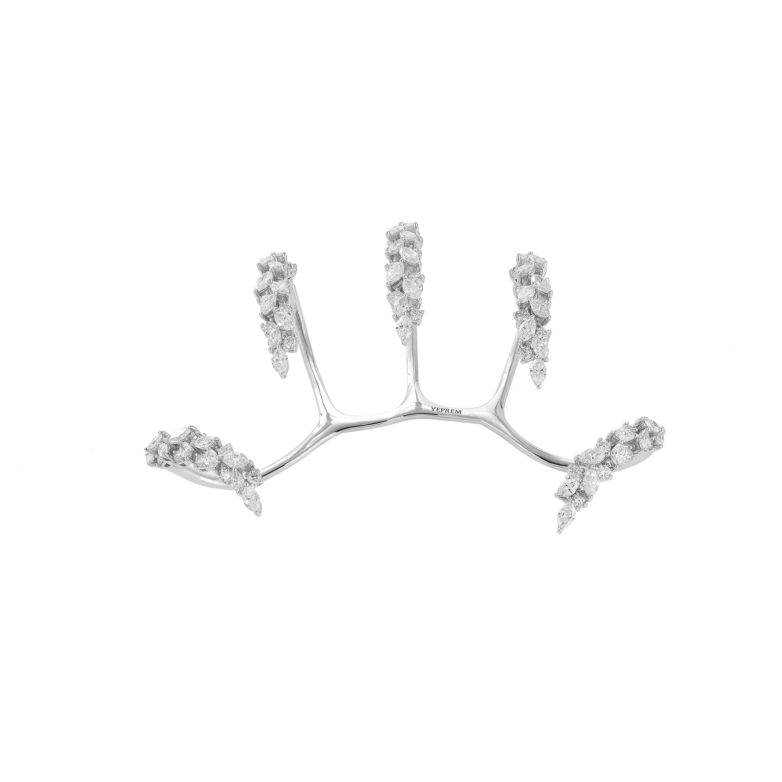 Yeprem 18K White Gold Y-Conic Diamond Claw Handpiece