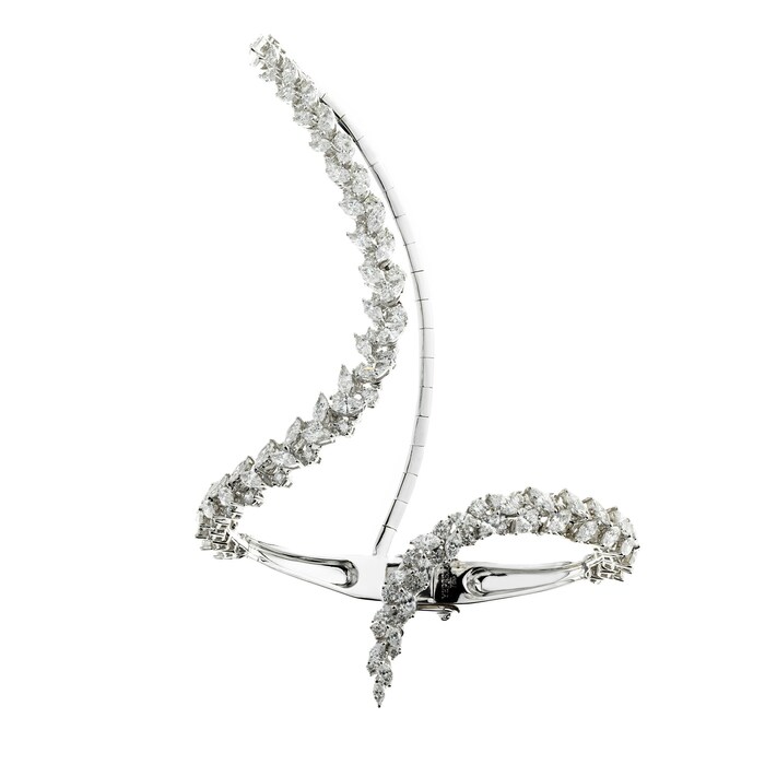Yeprem 18K White Gold Y-Couture 8.73cttw Diamond Handpiece