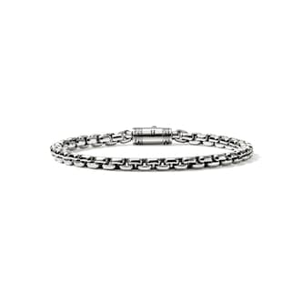 John Hardy Sterling Silver Box Chain Bracelet, 4.8mm - Size Large