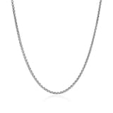 John Hardy Sterling Silver Box Chain Necklace, 2.7mm