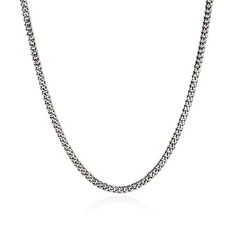 John Hardy Sterling Silver Curb Chain Necklace, 3.9mm