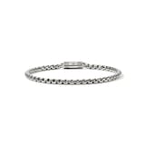 John Hardy Sterling Silver Box Chain Bracelet, 3.7mm - Size Medium