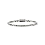 John Hardy Sterling Silver Box Chain Bracelet, 3.7mm - Size Extra Large
