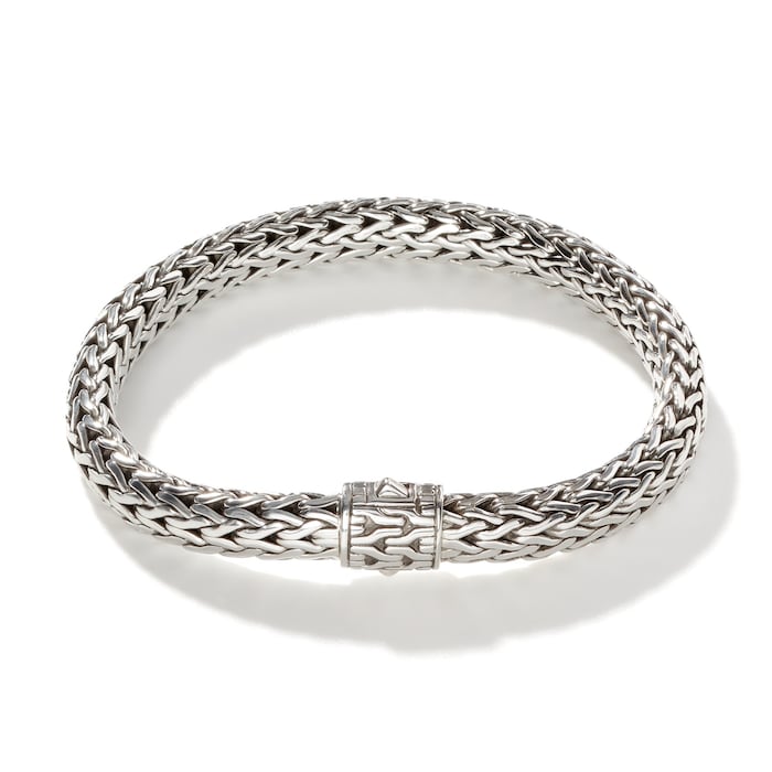 John Hardy Sterling Silver Icon Bracelet, 7.5mm - Size Large