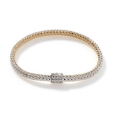 John Hardy Sterling Silver & 18K Yellow Gold Icon Reversible Bracelet, 5mm - Size Medium