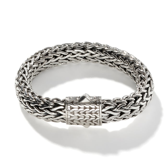 John Hardy Sterling Silver Icon Bracelet, 10.5mm - Size Large