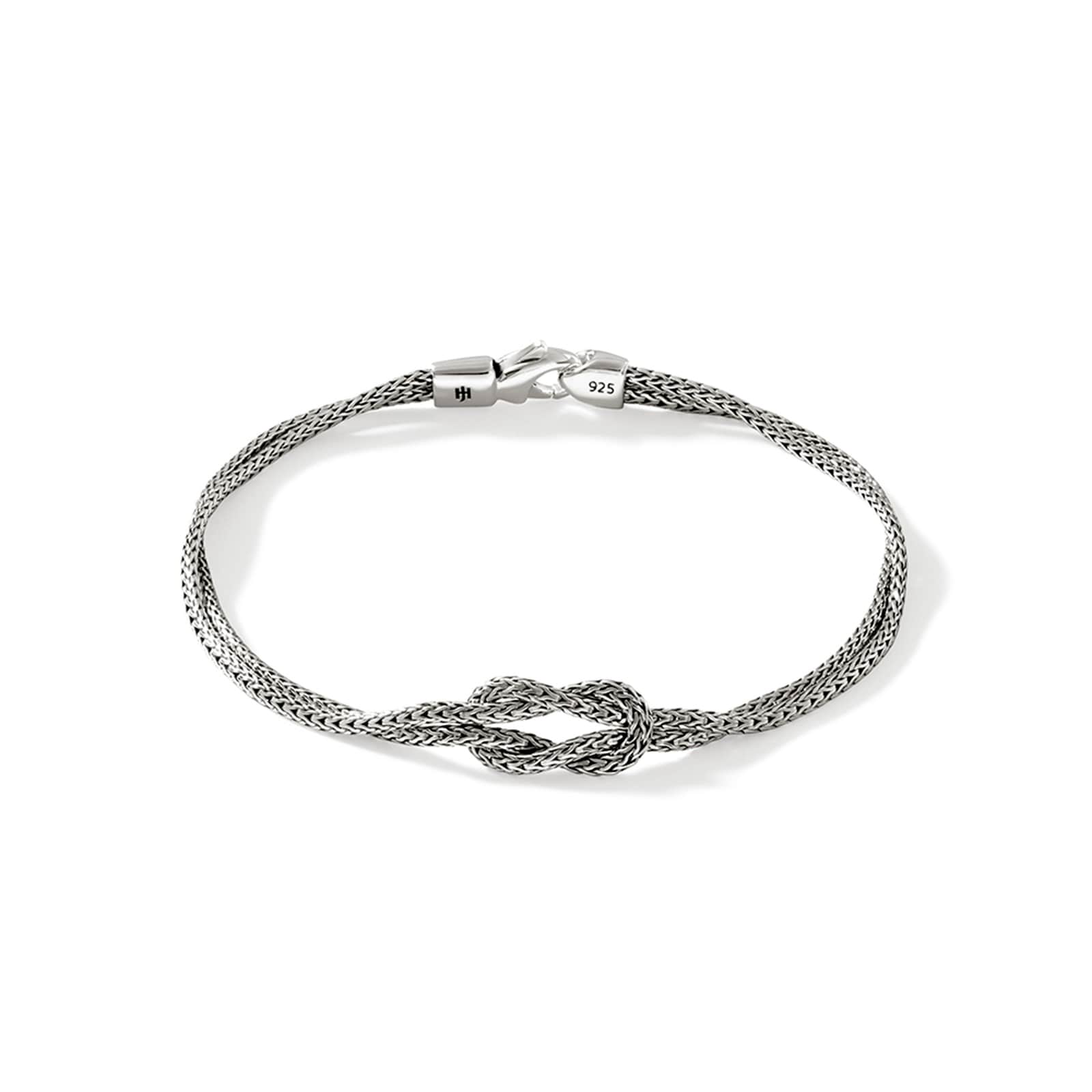 John Hardy Sterling Silver Love Knot Bracelet, 3.6mm - Size Small