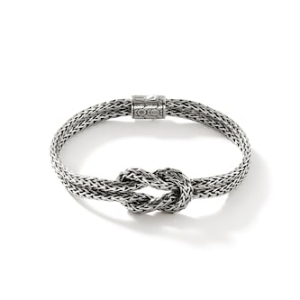 John Hardy Sterling Silver Love Knot Bracelet, 7mm - Size Medium