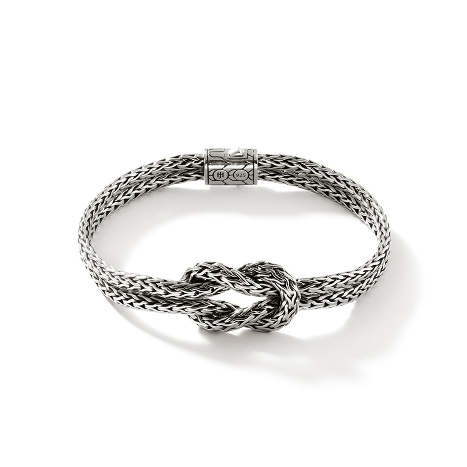 John Hardy Sterling Silver Love Knot Bracelet, 7mm - Size Medium