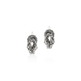 John Hardy Sterling Silver Love Knot Hoop Earrings