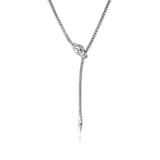 John Hardy Sterling Silver Naga Blue Sapphire Lariat Necklace, 2.5mm