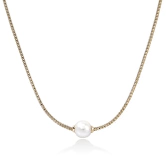John Hardy 14K Yellow Gold JH Essential Pearl Necklace, 1.8mm