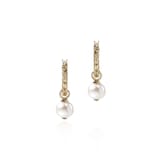 John Hardy 14K Yellow Gold JH Essentials Pearl Drop Earrings, 16mm