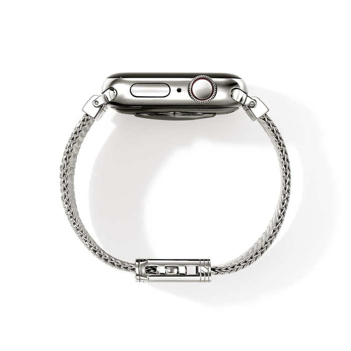 John Hardy Sterling Silver Smart Watch Strap, 18mm - Size Small