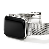 John Hardy Sterling Silver Smart Watch Strap, 18mm - Size Small