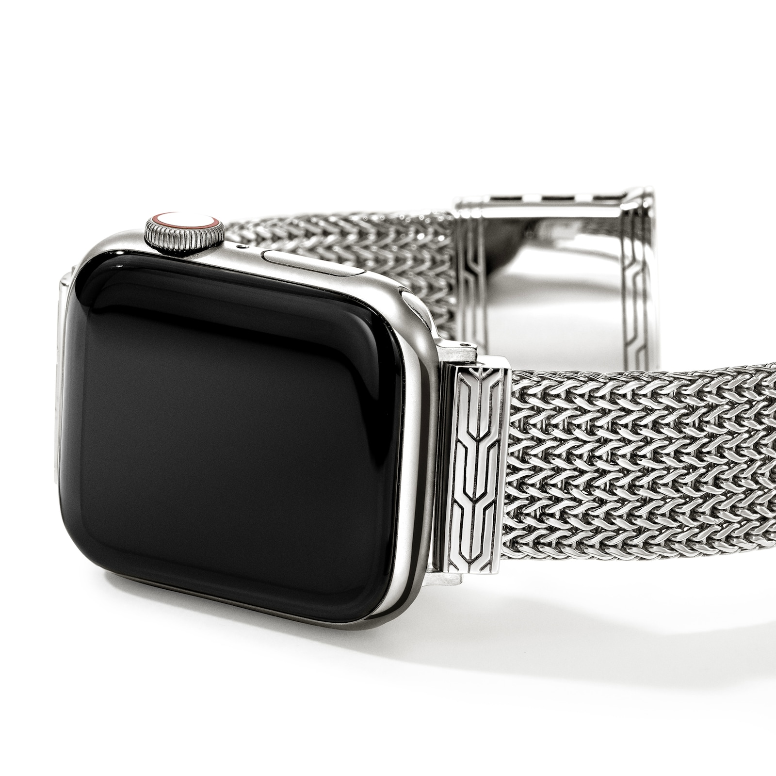 John Hardy Sterling Silver Smart Watch Strap, 18mm - Size Small