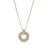 John Hardy 14K Yellow Gold Icon  0.21cttw Diamond Link Pendant Necklace, 2mm