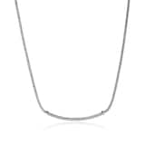 John Hardy Sterling Silver JH Essential 0.24cttw Diamond Necklace, 1.8mm