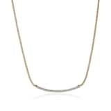 John Hardy 14K Yellow Gold JH Essential 0.24cttw Diamond Necklace, 1.8mm