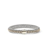 John Hardy 14K Yellow Gold & Sterling Silver Icon Reversible Two Tone Bracelet, 7.5mm - Size Medium
