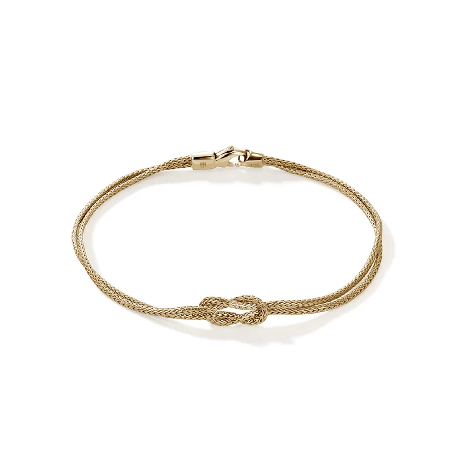 John Hardy 14K Yellow Gold Love Knot Bracelet, 3.6mm - Size Medium