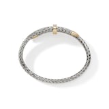 John Hardy Sterling Silver & 14K Yellow Gold Spear Diamond Flex Cuff Bracelet, 5.5mm - Size Small