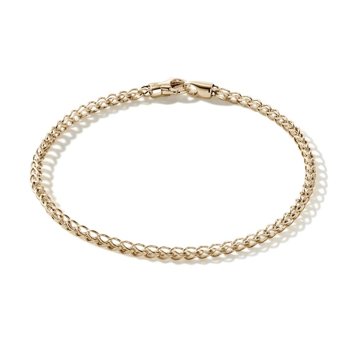 John Hardy 14K Yellow Gold Surf Chain Bracelet, 2.3mm - Size Large