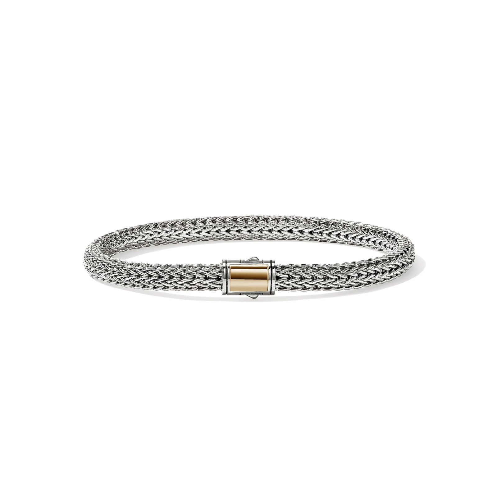 John Hardy Sterling Silver & 14K Yellow Gold Icon Bracelet, 5mm - Size Medium