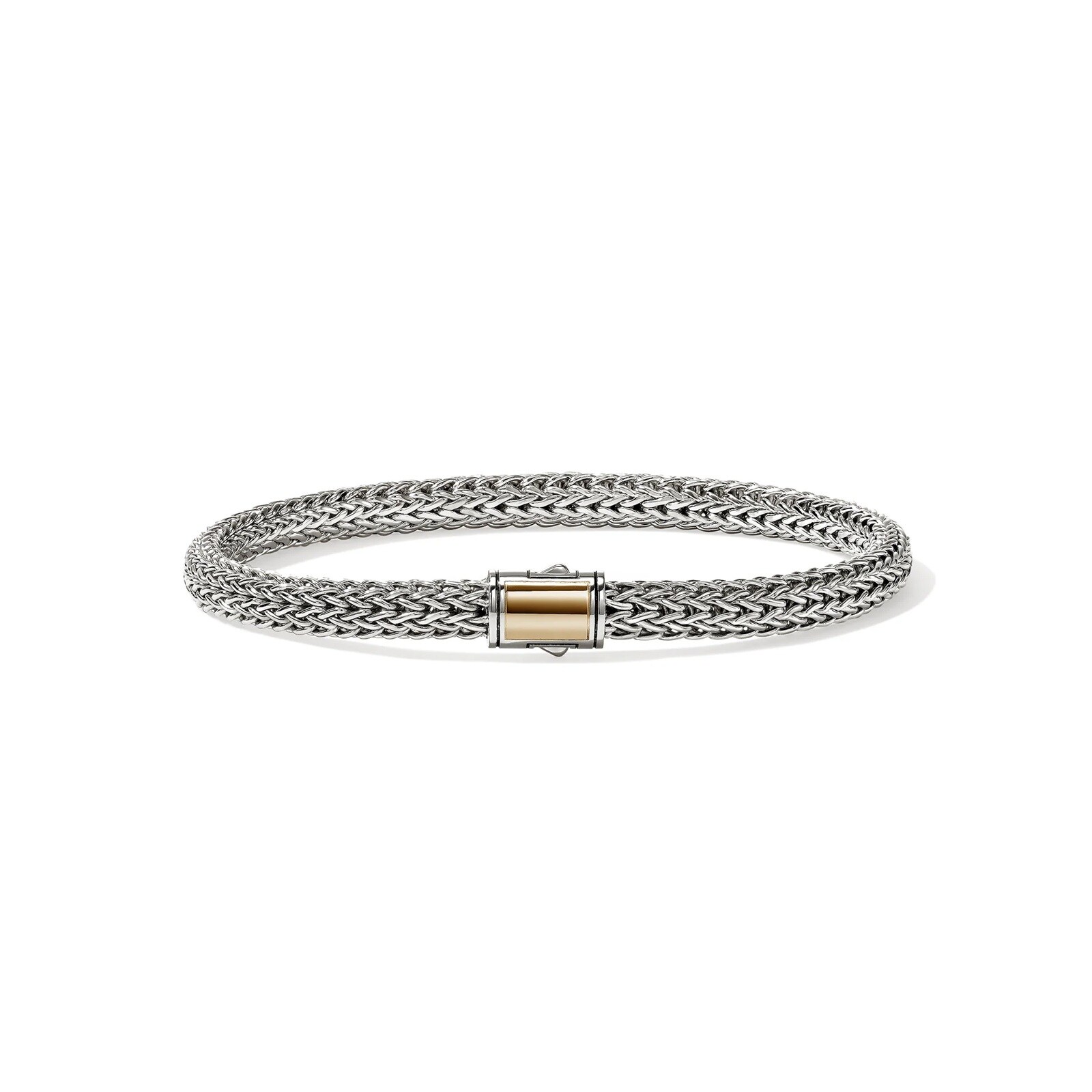 John Hardy Sterling Silver & 14K Yellow Gold Icon Bracelet, 5mm - Size Medium