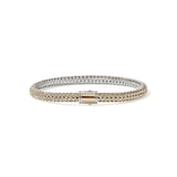 John Hardy 14K Gold & Sterling Silver Icon Reversible Bracelet, 5mm - Size Medium