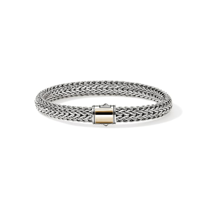 John Hardy Sterling Silver & 14K Yellow Gold Icon Bracelet, 7.5mm - Size Medium