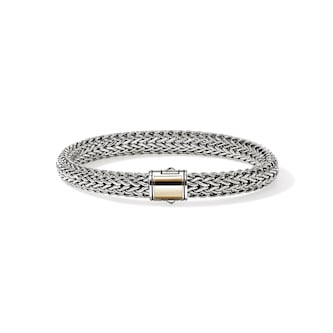 John Hardy Sterling Silver & 14K Yellow Gold Icon Bracelet, 7.5mm - Size Medium