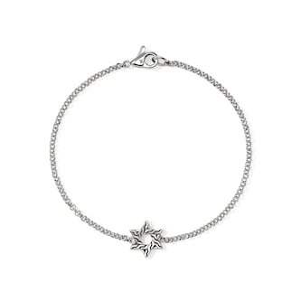 John Hardy Sterling Silver JH Essentials Star Of David Bracelet - Size Medium