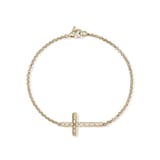 John Hardy 14K Yellow Gold JH Essential Cross Bracelet - Size Medium